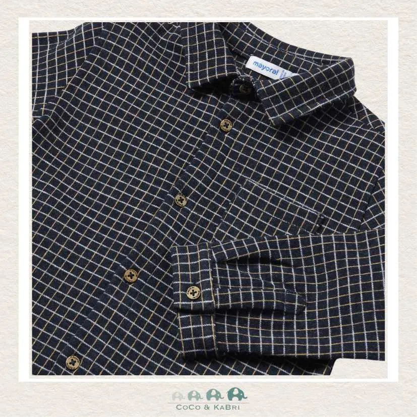 Mayoral Baby Boy Jacquard Navy Overshirt