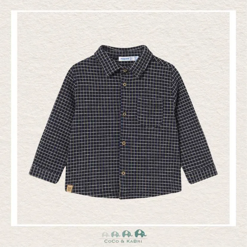 Mayoral Baby Boy Jacquard Navy Overshirt