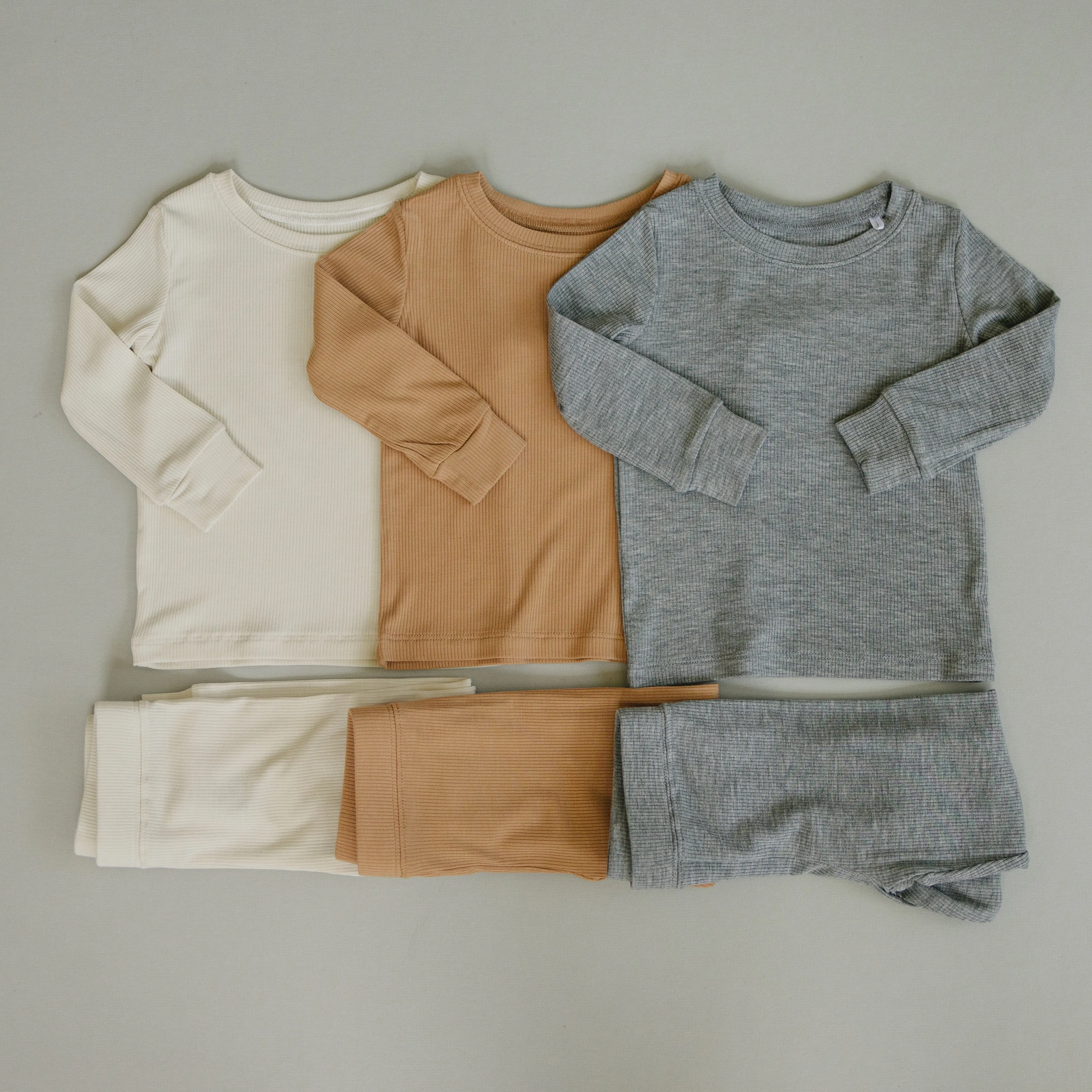 Mebie Baby Two-Piece Ribbed Cozy Set