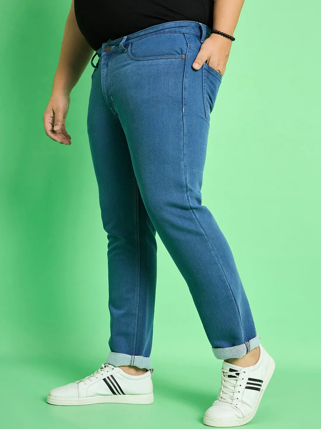 Men Plus Size Jorge Solid Jeans