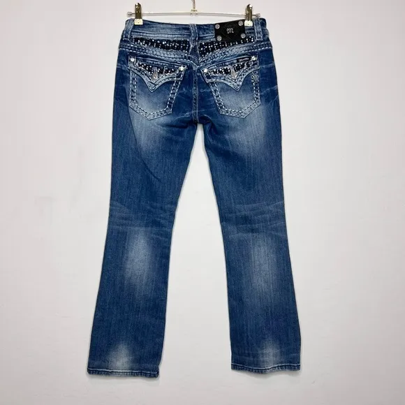 MISS ME JE5652ER Easy Boot Jeans. Size 27