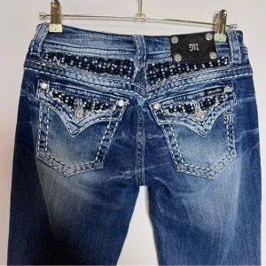 MISS ME JE5652ER Easy Boot Jeans. Size 27