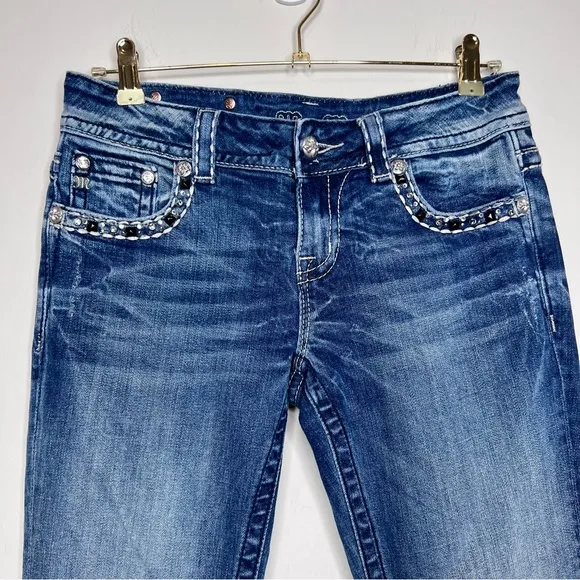 MISS ME JE5652ER Easy Boot Jeans. Size 27