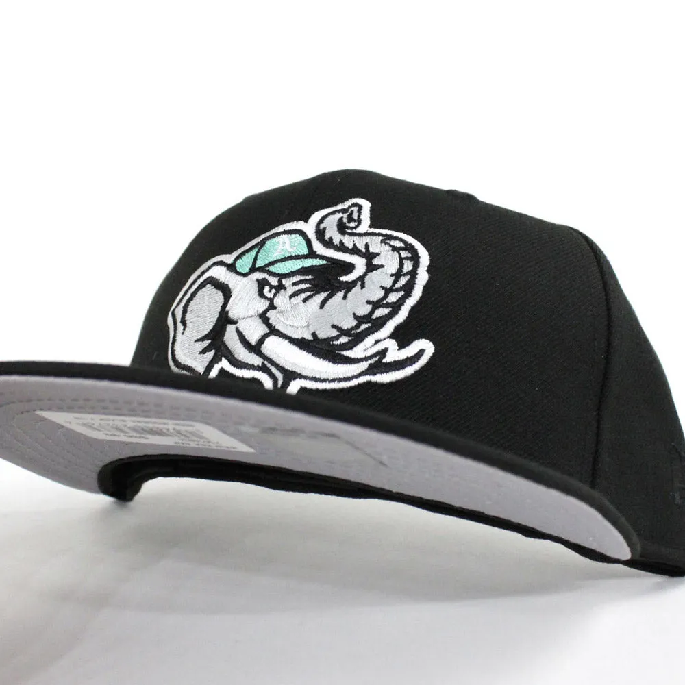 Modesto Athletics New Era 59FIFTY Fitted Hat (Black Air Max 95 OG Fresh Mint Gray Under Brim)
