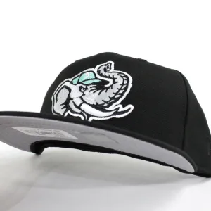 Modesto Athletics New Era 59FIFTY Fitted Hat (Black Air Max 95 OG Fresh Mint Gray Under Brim)