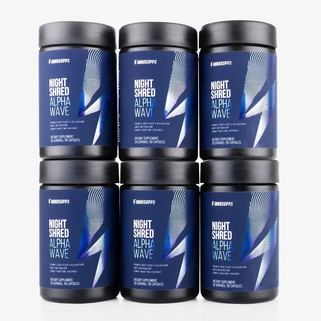 Night Shred™ Alpha Wave 6-Month Supply