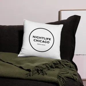NIGHTLIFE CHICAGO THROW PILLOW