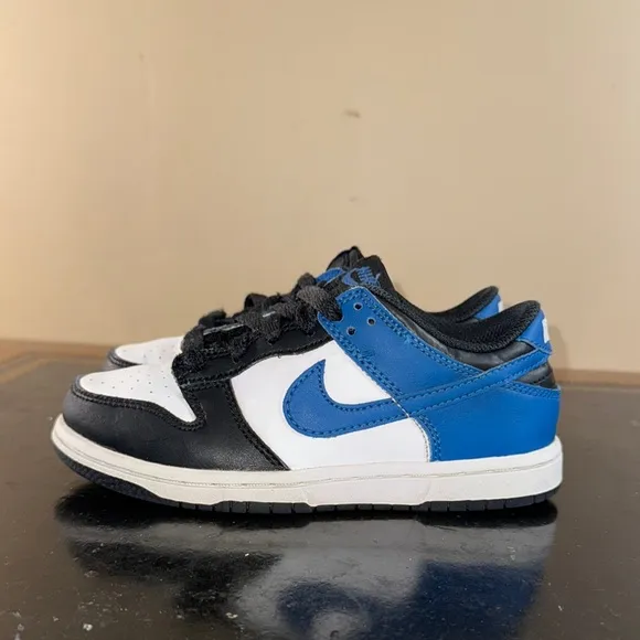 Nike Dunk Low Industrial Blue Black DH9756-104 Preschool Little Boys Size 13C
