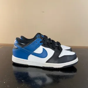 Nike Dunk Low Industrial Blue Black DH9756-104 Preschool Little Boys Size 13C
