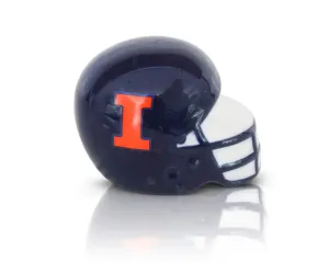 Nora Fleming University of Illinois Helmet Mini