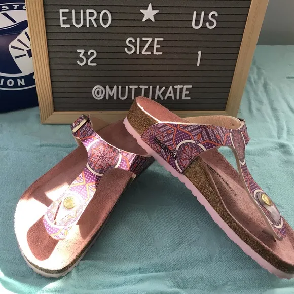 NWOT 🦄 Birkenstock Girls’ Gizeh 🦄