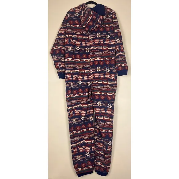 NWT SAVAGE FENTY Forever Savage Hooded Onesie Size Large Red Cognac Cabin Cutie