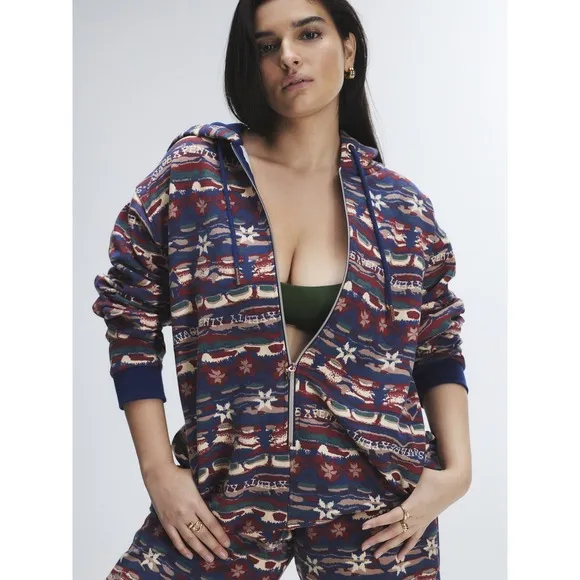 NWT SAVAGE FENTY Forever Savage Hooded Onesie Size Large Red Cognac Cabin Cutie