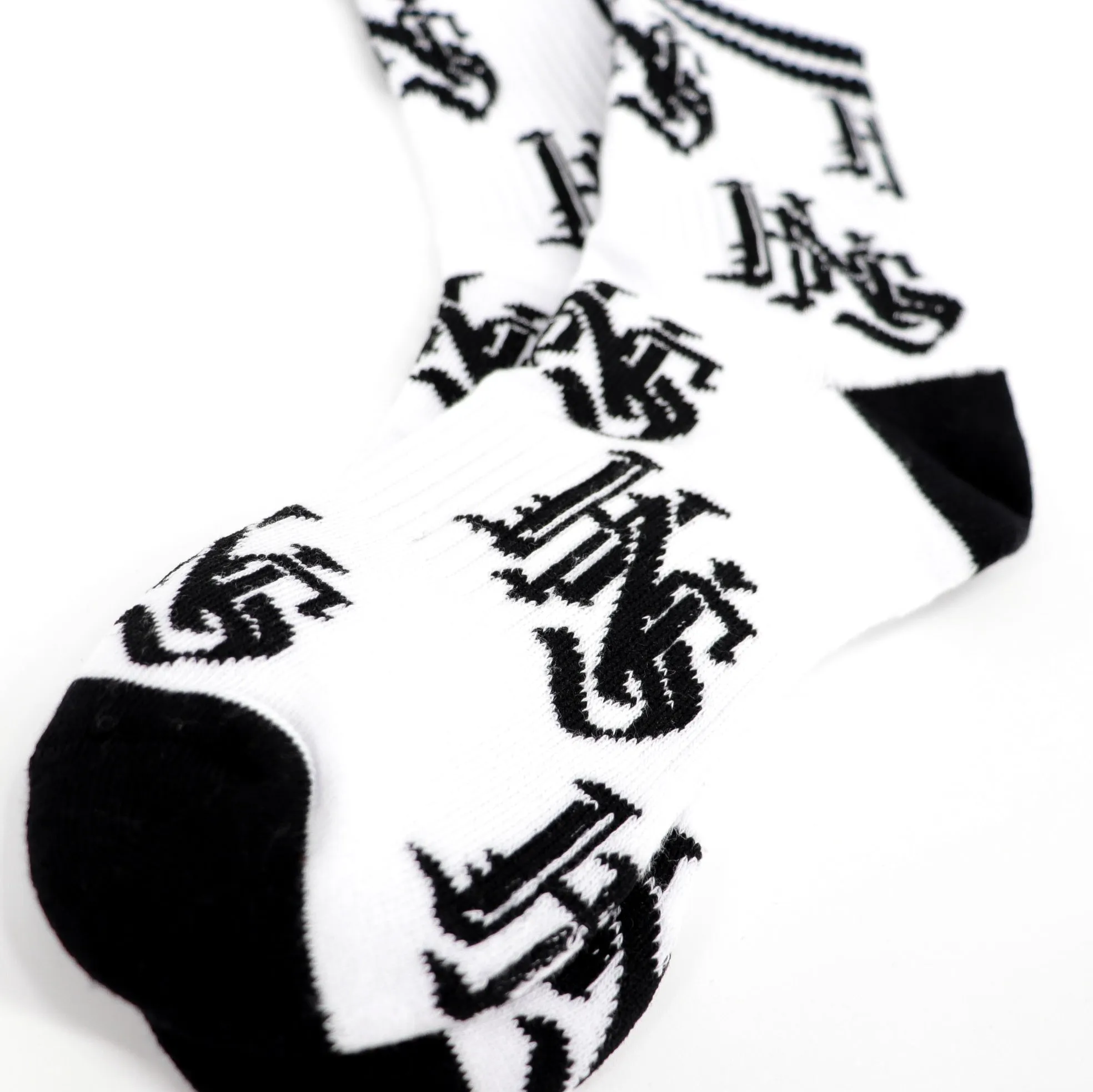 Old English Crew Socks (size 9-11)