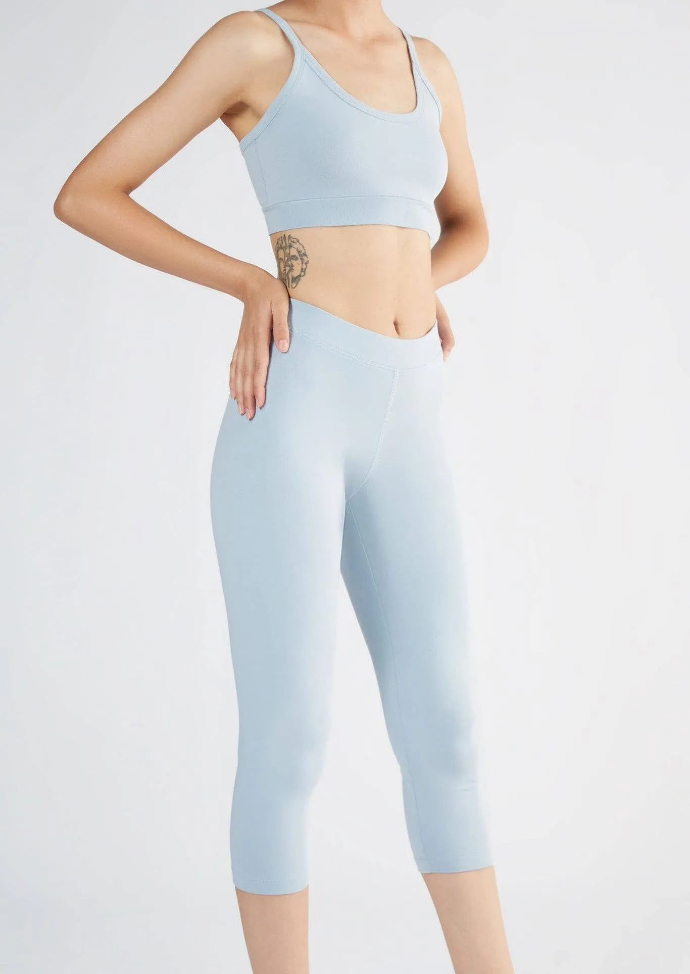 Organic Stretch 7/8 Leggings: Womens
