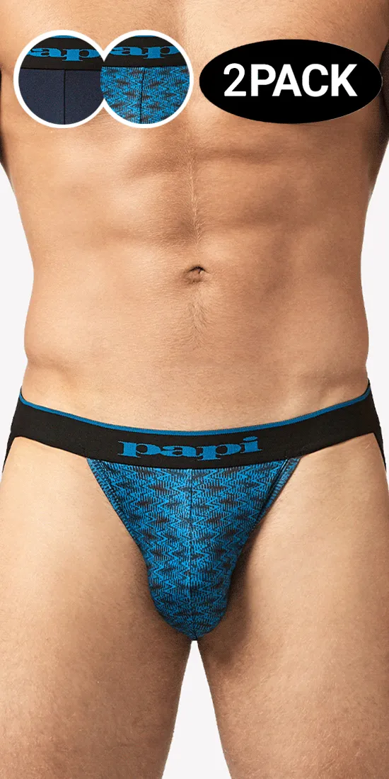 Papi Umpa049 Microflex Jockstrap Teal-graphic