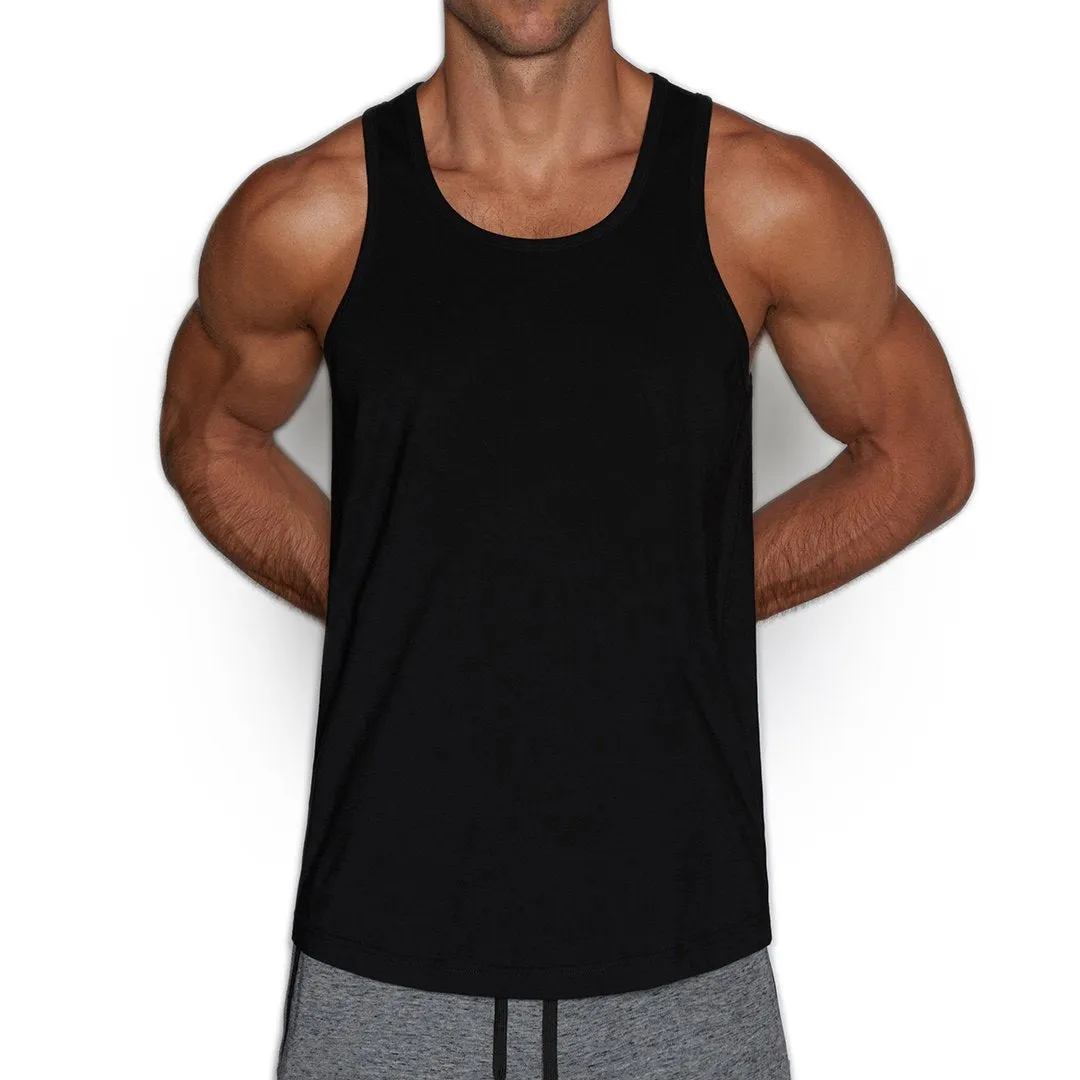 Perfect Pima Relaxed Tank Black
