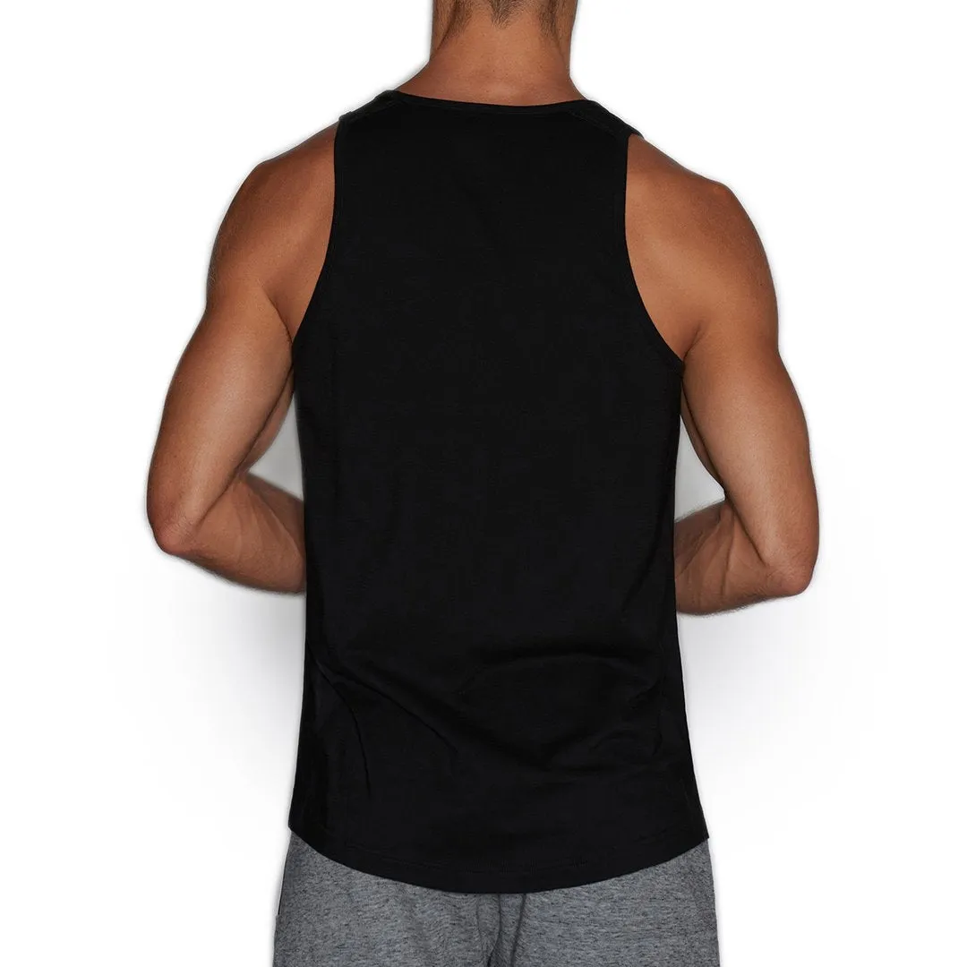 Perfect Pima Relaxed Tank Black
