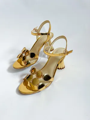 Peter Gold Metallic Heel