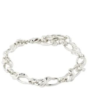 Pilgrim Rani Silver Twist Link Bracelet