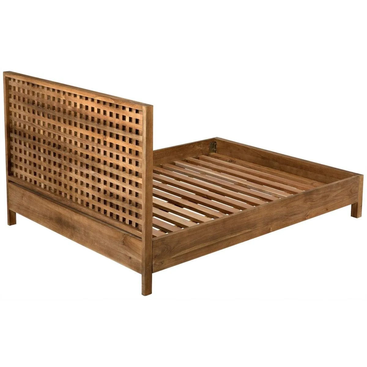 Quinnton Bed, Queen, Teak