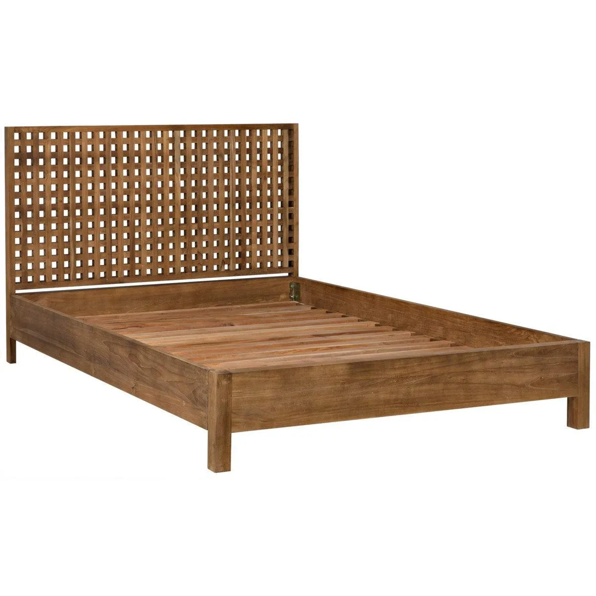 Quinnton Bed, Queen, Teak