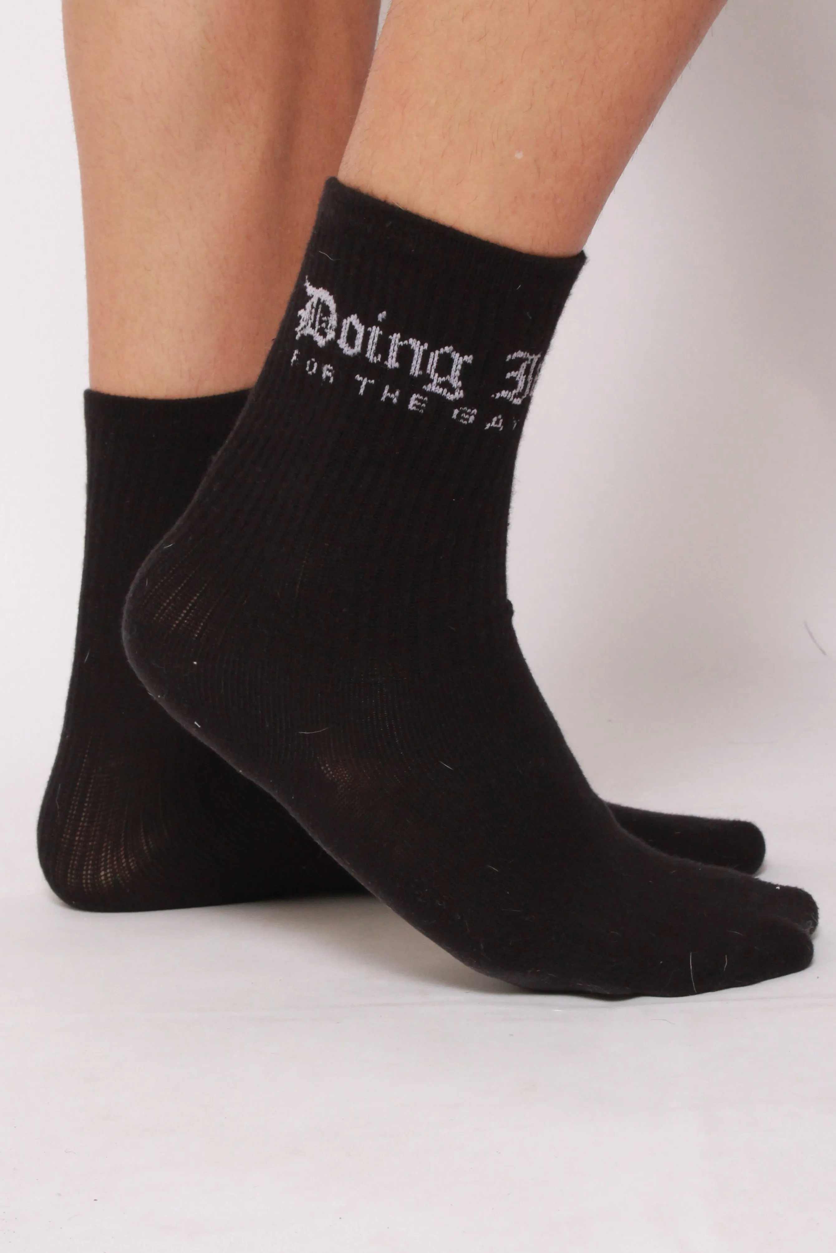 "Doing It For The Gays" Socks in Black