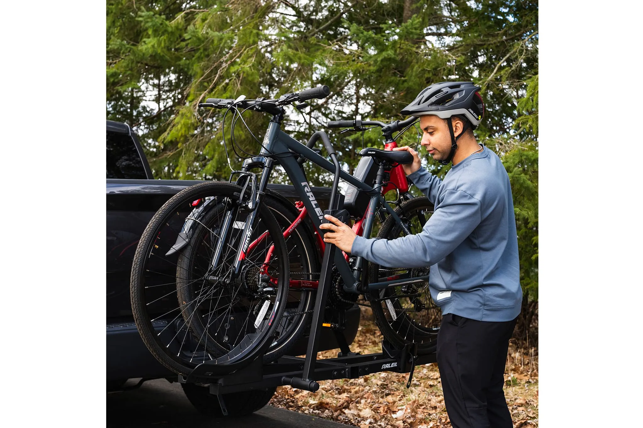 Raleigh Platform Style Hitch Mounted Bike Carrier, 2-Bikes