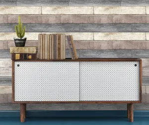 Reclaimed Wood Plank Peel & Stick Paper