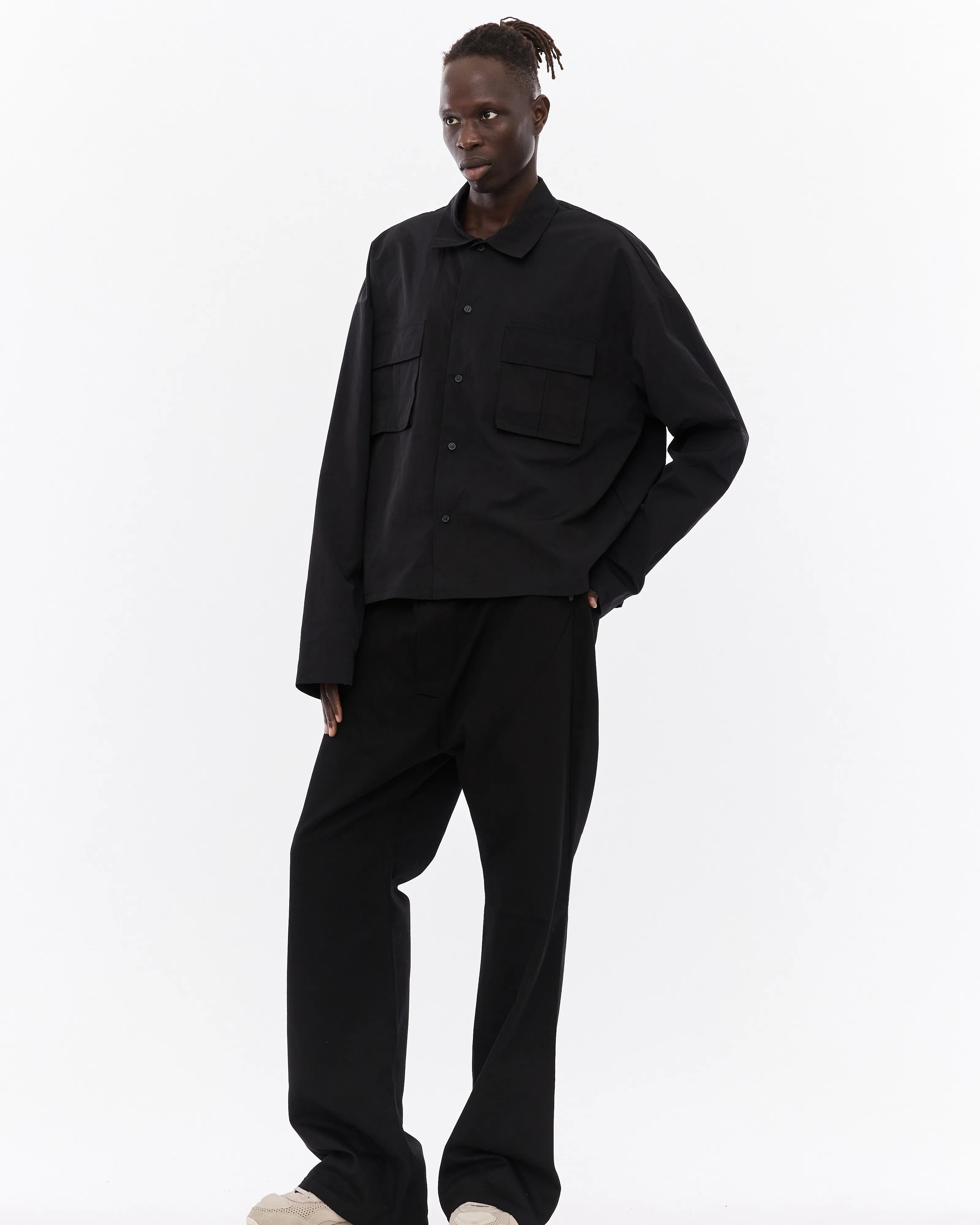Relaxed Denim Pant, Black