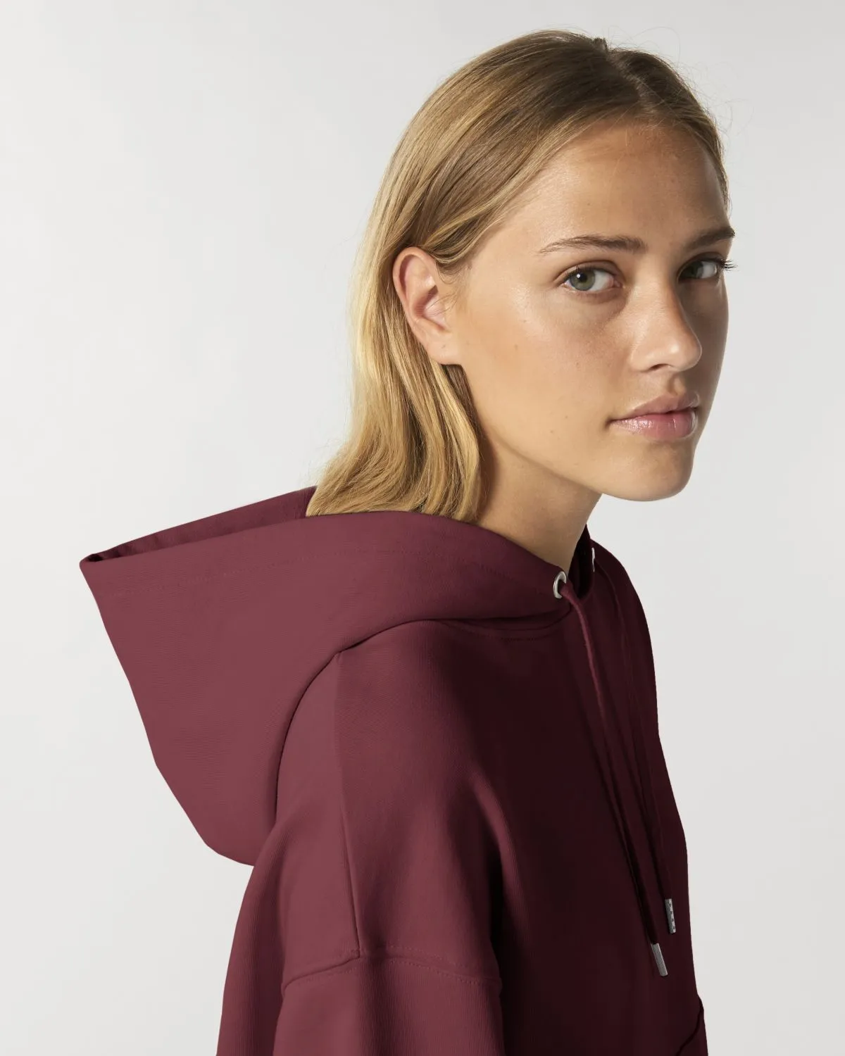 Relaxed Hoodie "Il Tucano" - Burgundy