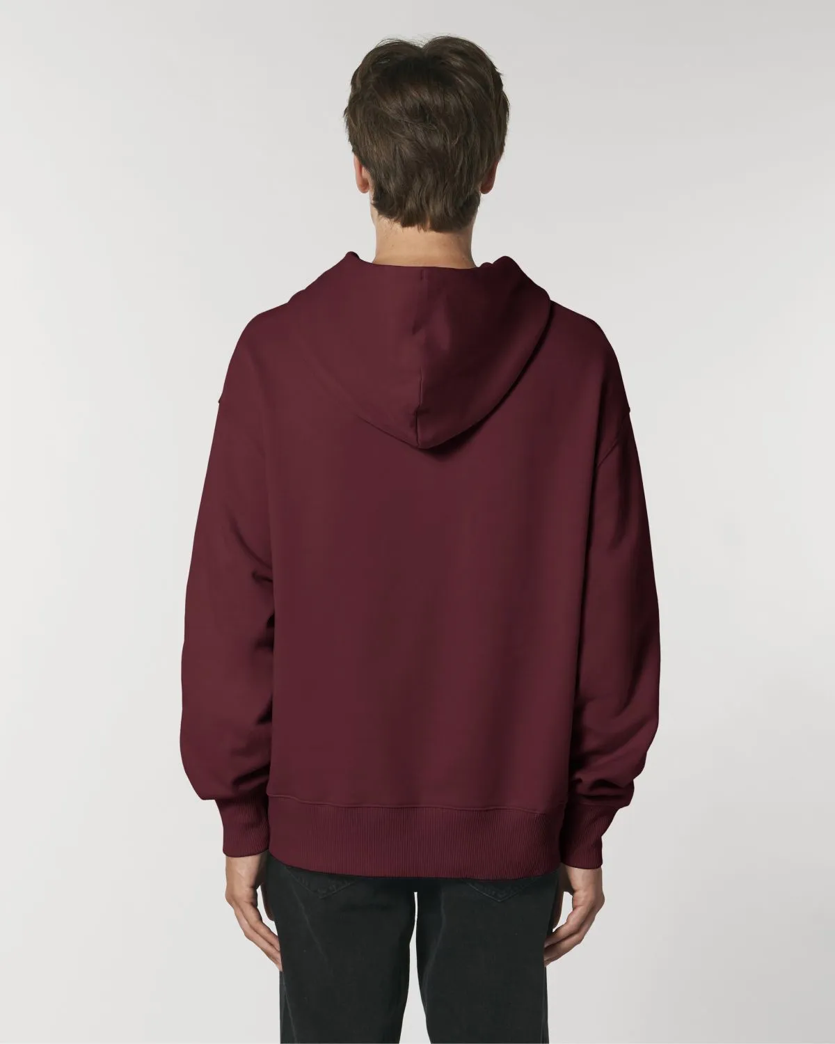 Relaxed Hoodie "Il Tucano" - Burgundy