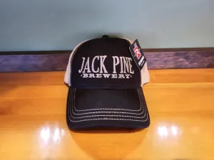 Relaxed Trucker Hat with Embroidered Text