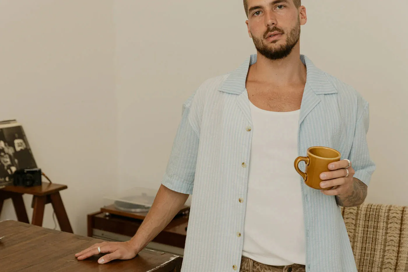 RHYTHM RELAXED CHECK SS SHIRT