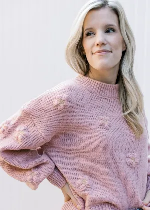 Rose Texture Sweater
