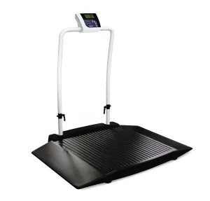 Scale Wheelchair Digital Foldable w/Ramp 2 Sides 1000LB by Rice Lake