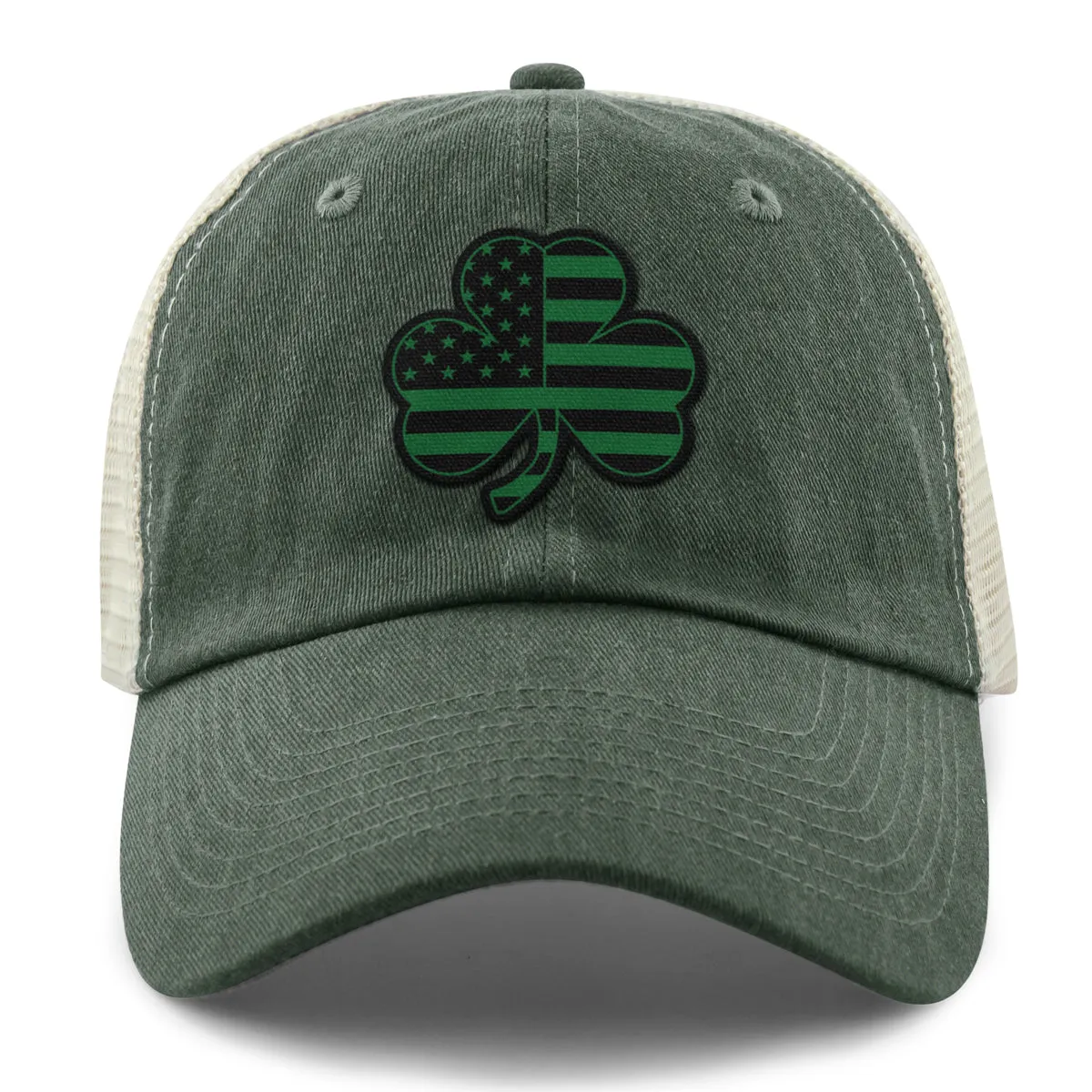 Shamrock Stars & Stripes Tonal Relaxed Trucker