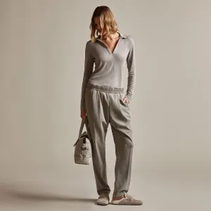 Single Pleat Relaxed Pant - Dapple Pigment