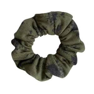 Splatter on Green Scrunchie