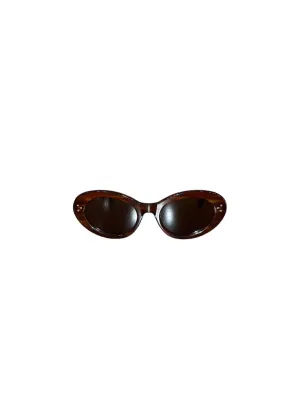 Sporty & Rich SPORTY & RICH Tortoiseshell Frame N.05 Sunglasses Cat-eye sunglasses