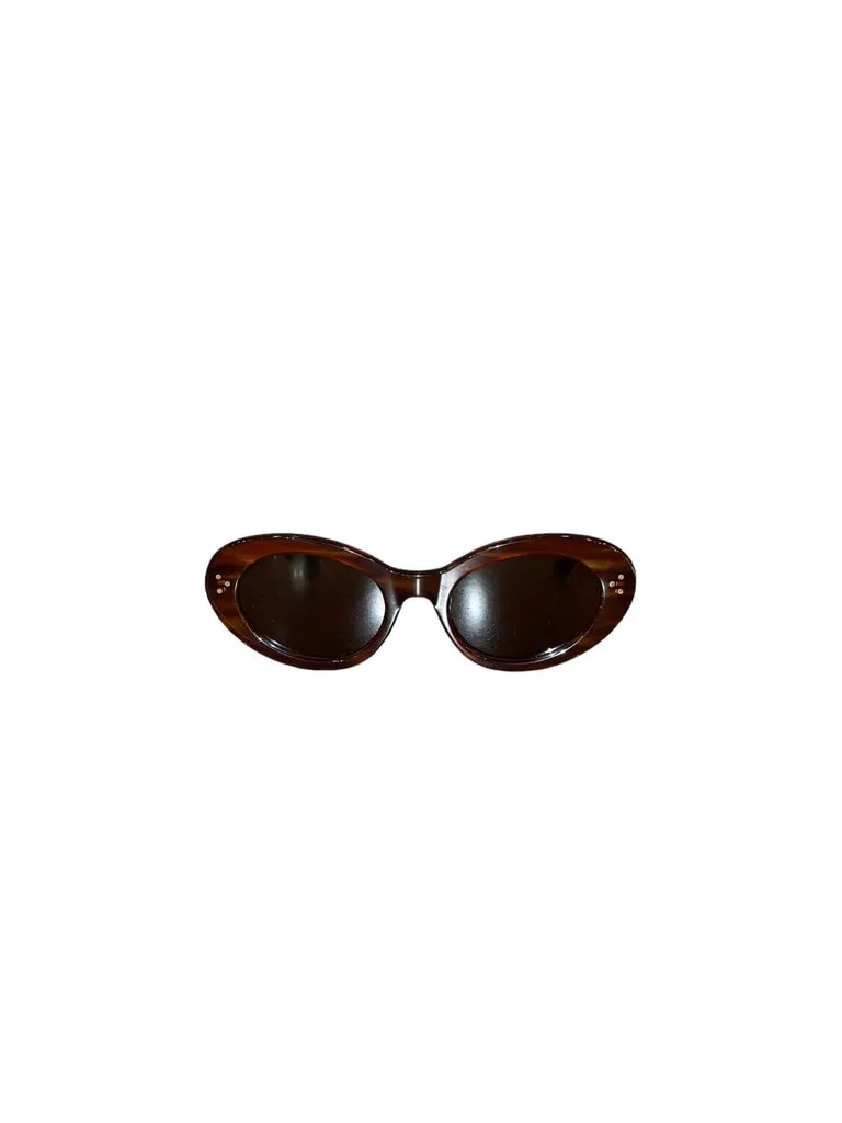 Sporty & Rich SPORTY & RICH Tortoiseshell Frame N.05 Sunglasses Cat-eye sunglasses