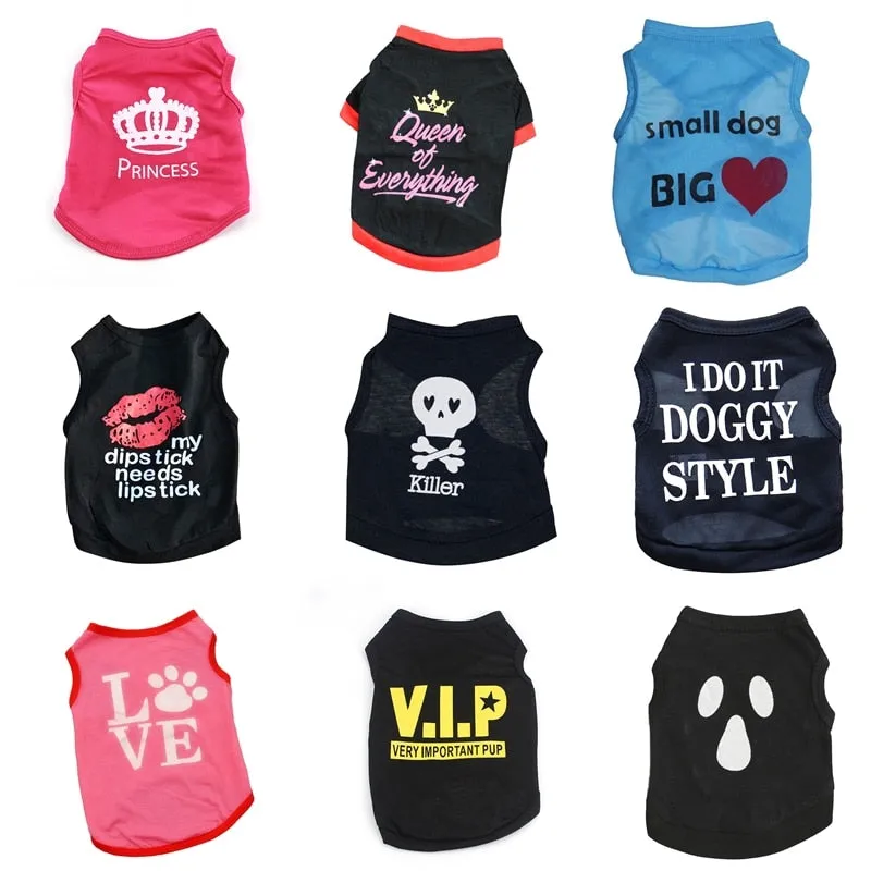 Sporty Summer Pet Vests