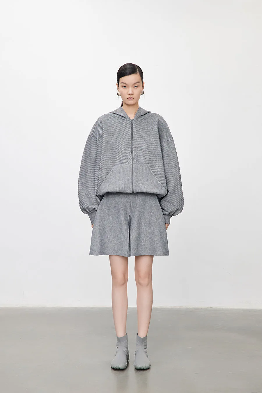 Sweater /  JNBY Relaxed Hooded Cardigan
