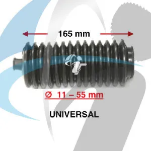 UNIVERSAL CV BOOT 11MM-55MM <165MM>