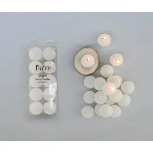 Unscented Tealights, Box of 20