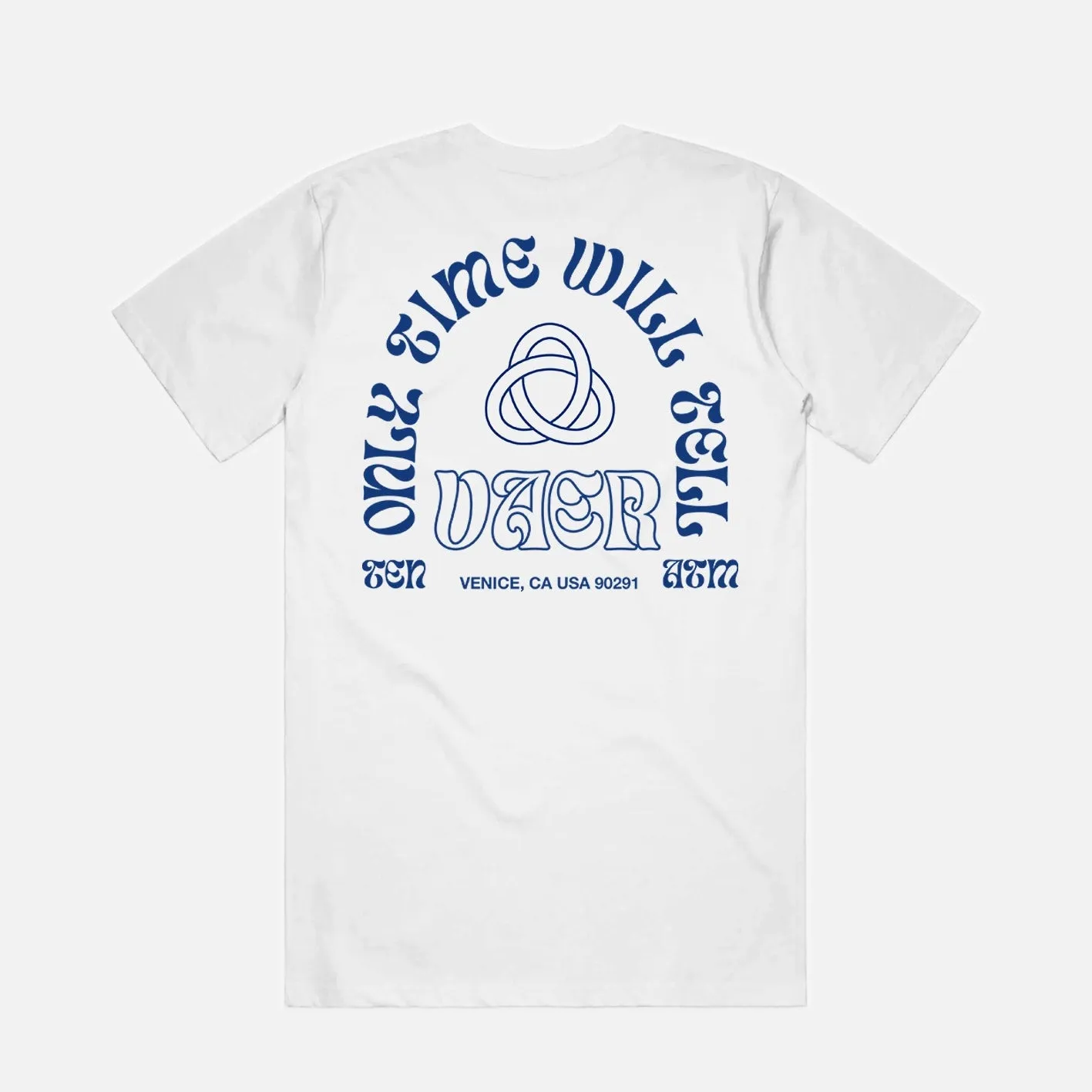 Vaer Only Time Will Tell T-Shirt - White