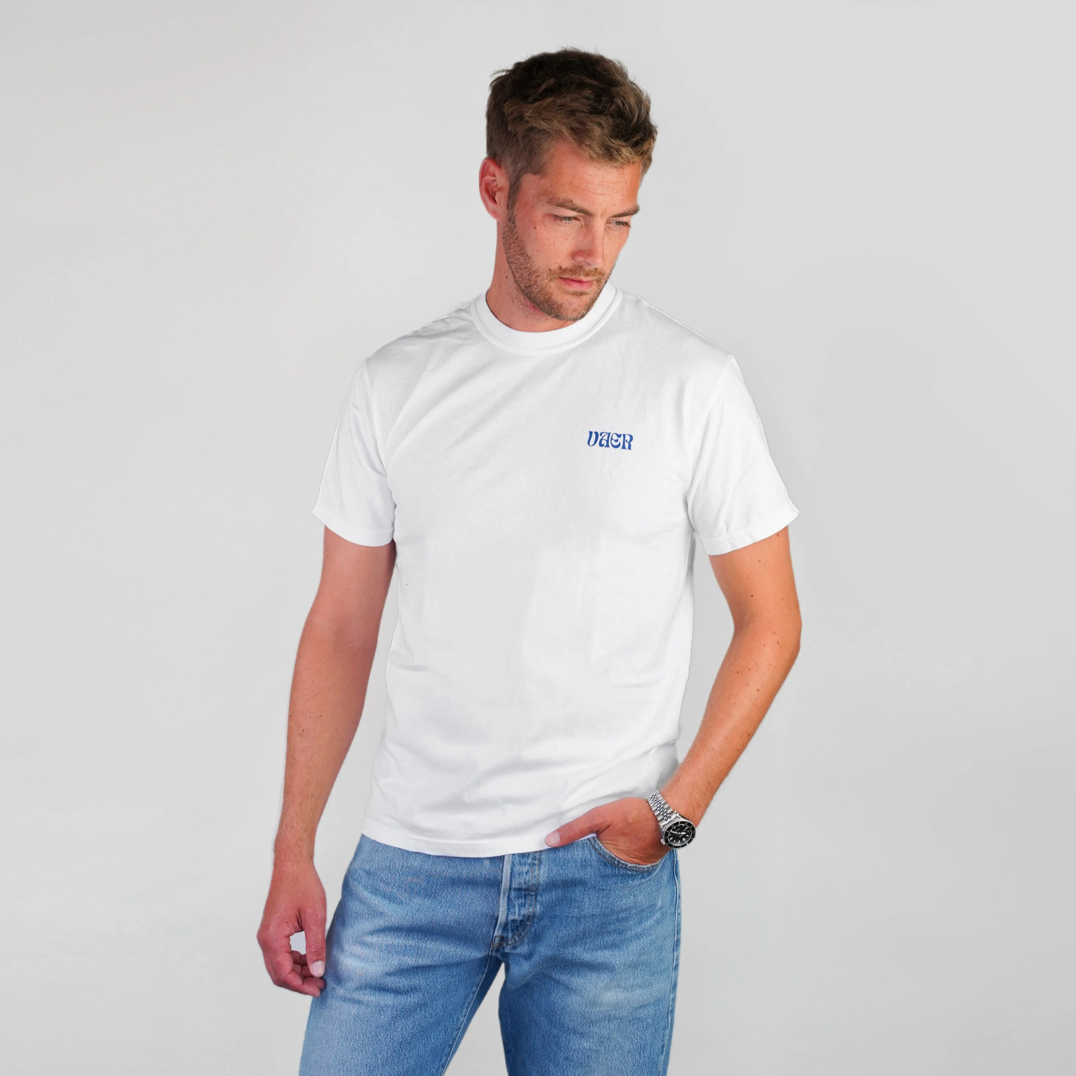 Vaer Only Time Will Tell T-Shirt - White