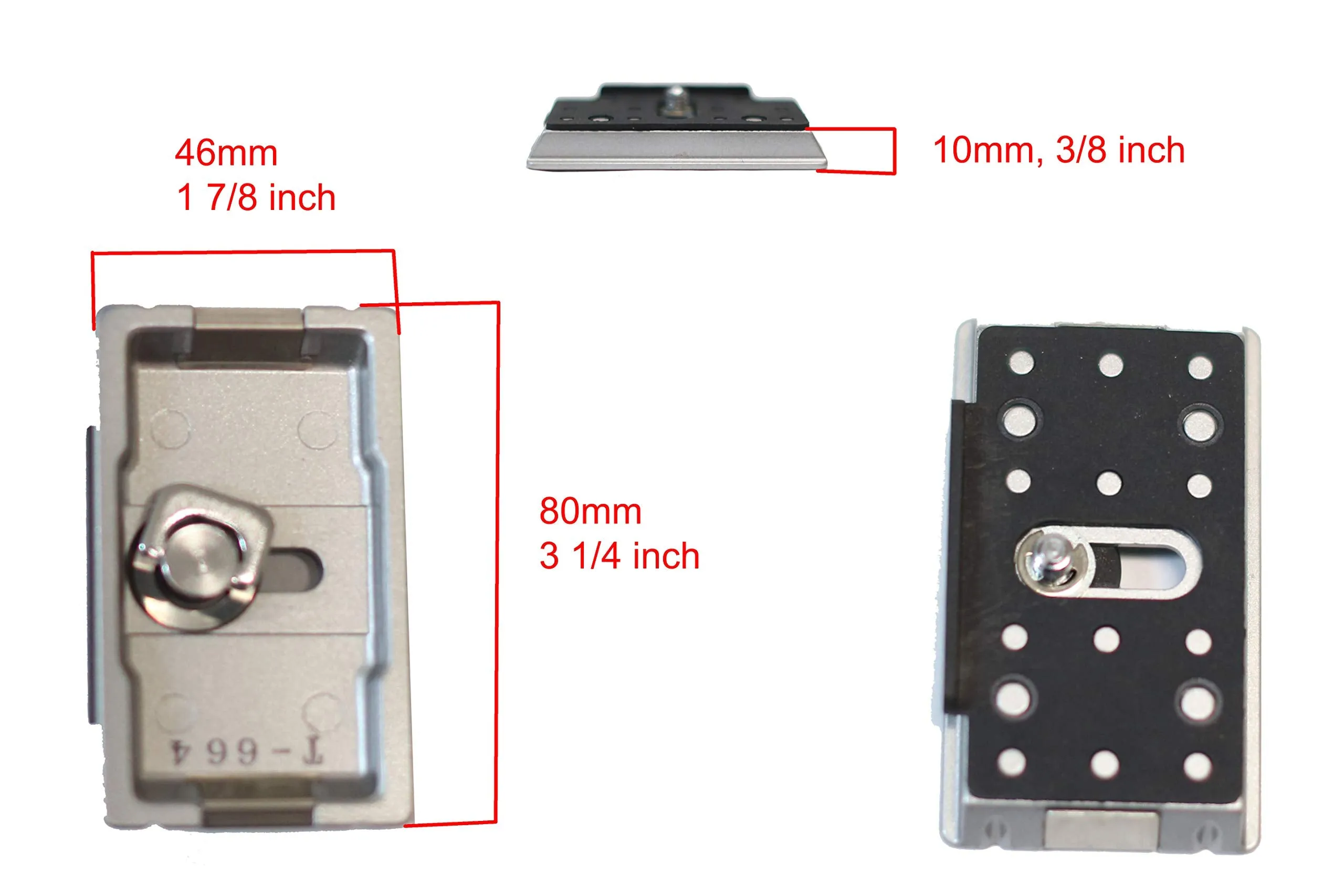 Velbon QB-635 Magnesium Alloy Quick Release Camera Platform for QRA-635