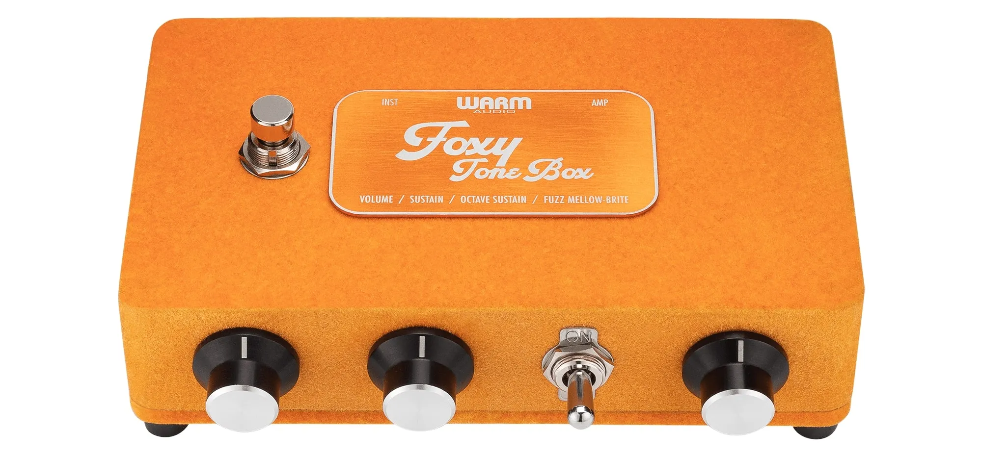 Warm Audio Foxy Tone Box Pedal For Fuzz Distortion   9V Adapter