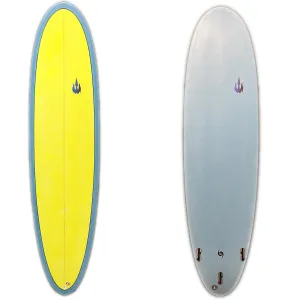 WBZ 7'2" Eggmo Blue/Yellow thruster